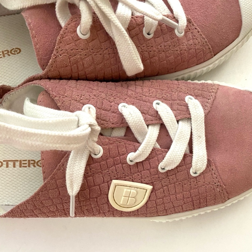 Bottero Women’s Shoes Suede slip-on sneakers pink size 8 - Picture 8 of 11